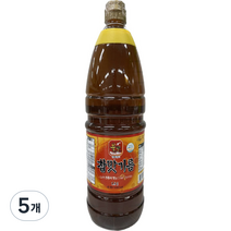불로 참맛기름, 1.8L, 5개