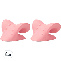 엠앤티 경추 스트레칭 넥스트레쳐, 핑크, 4개