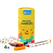 호안미로 베이비루 워셔블마커 12색, 4개