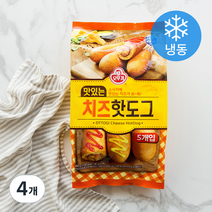 오뚜기 맛있는 치즈 핫도그 (냉동), 400g, 4개