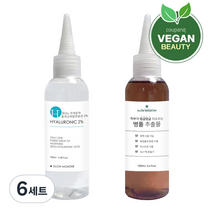 글로우몬스터 병풀 추출물 100ml + 3Kda 올리고 히알루론산 2% 원액 100ml, 6세트