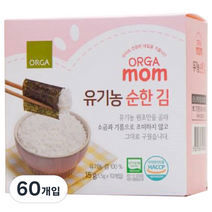 올가홀푸드 유기농 순한 김 1.5g, 60개입