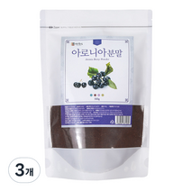 건강중심 아로니아 분말, 3개, 500g