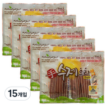 수제오리 강아지 건조간식 150g, 어포오리샌드, 15개입