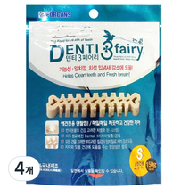 포켄스 덴티3페어리 강아지 덴탈껌 S 150g, 타피오카, 4개