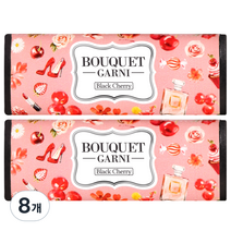 부케가르니 차량용 송풍구 방향제 블랙체리 7g, 8개, 2개입