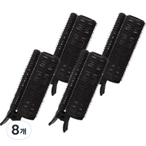 루이본 더블 볼륨 뿌리 집게, 블랙, 8개