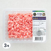 포크빌 한돈 뒷다리살 다짐육 (냉장), 1kg, 3개