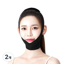 지몬 얼굴밴드, 블랙, 2개