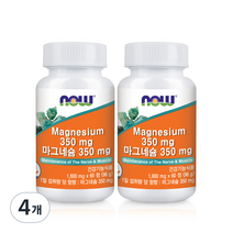 나우푸드 마그네슘 350mg 96g, 4개