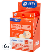 대일밴드 하이드로콜로이드 안티스카패치 혼합형 41p, 6개