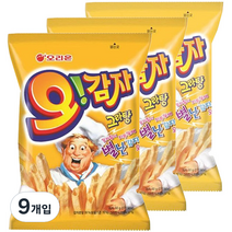 오리온 오감자 그라탕 스낵, 50g, 9개