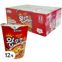 팔도 왕뚜껑 소컵 65g, 12개