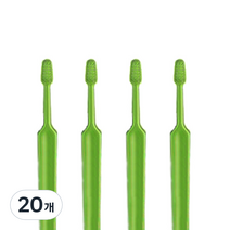 테페 미니 엑스트라 소프트 유아 칫솔, 라임그린, 20개, 1개입