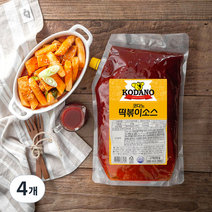 코다노 떡볶이소스, 2kg, 4개