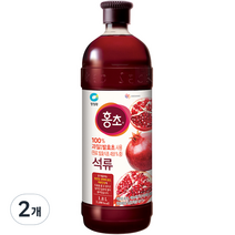 청정원 홍초 100% 자연발효초 사용 석류, 1.8L, 2개