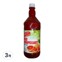 스위트코리아 레드자몽 액상 음료, 3개, 1000ml