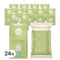 물먹는뽀송 매일매일이 뽀송한 옷장용 제습제 본품, 120g, 24개