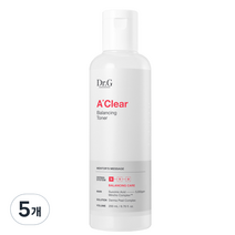 닥터지 에이클리어 밸런싱 토너, 5개, 200ml