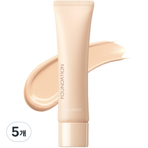 더샘 샘물 에어리 코튼 파운데이션 30ml, 1 라이트 베이지, 5개
