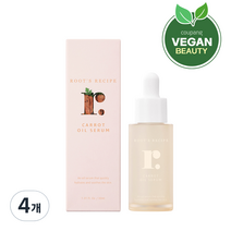 루츠레서피 당근 오일 세럼, 30ml, 4개