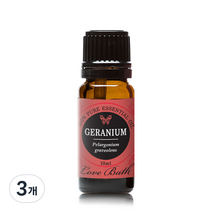 러브바스 아로마 에센셜오일 제라늄, 10ml, 3개