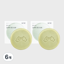 동구밭 올바른 샴푸바 중건성용, 6개, 100g