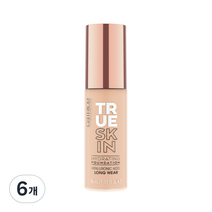 캐트리스 트루 스킨 하이드레이팅 파운데이션 30ml, 007 쿨누드, 6개