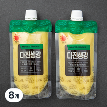 엔젤식품 짜서쓰는 다진생강, 150g, 8개