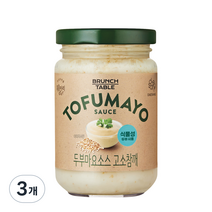 복음자리 고소한 참깨 두부마요네즈, 185g, 3개