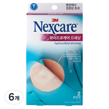 3M 하이드로케어 드레싱 프리컷 2매, 6개