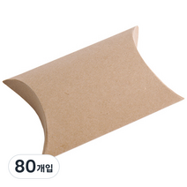 봄91 크라프트 다용도 선물포장상자 미니, 네츄럴, 80개입
