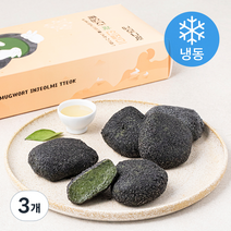 김재규우리떡연구소 제주해풍 흑임자쑥인절미 7개입 (냉동), 3개, 490g