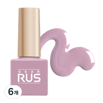 디어러스 원스텝 젤네일, D582 라벤더라떼, 5ml, 6개