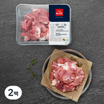 하이포크 한돈 앞다리 찌개용 (냉장), 500g, 2팩