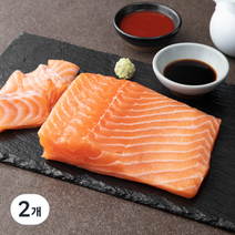 바이킹마켓 갓 손질한 노르웨이산 생연어 필렛 (냉장), 300g, 2개