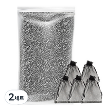 석코리아 에어활성탄 1kg + 블랙망 5p, 2세트