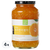 초록원 제주 한라봉차, 1kg, 4개
