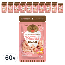 CY요셉트레이딩 강아지 프리미요 치아관리 비스켓 40g, 60개, 미트 + 치즈 혼합맛