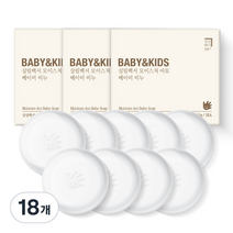 살림백서 모이스처 아토 베이비 비누, 80g, 18개