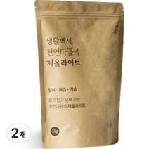 생활백서 천연 다공석 제올라이트 제습제, 1kg, 2개