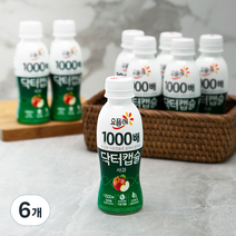 요플레 1000배 닥터캡슐 사과 요구르트, 1.04L, 6개