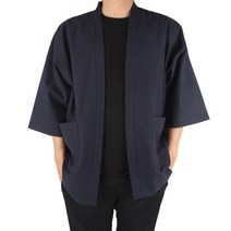 후리스타일 남성용 린넨로브 가디건