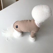 매그독 반려동물 크로플 티셔츠, 베이지