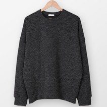 단군 남성용 오버핏 무지라운드 니트맨투맨