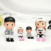쿨 모자 패밀리 장식품, 혼합색상