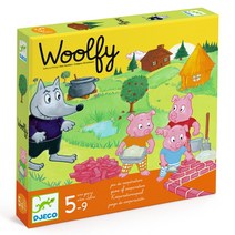 아스모디코리아 WOOLFY 아기돼지 삼형제 보드게임, 혼합색상