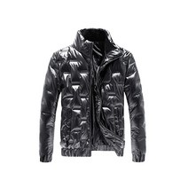 아울스 남성용 베이직 심플 패턴 아웃도어 패딩 #S016