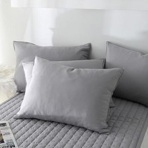 보드라미 나노화이바 항균 솔리드 원톤 베개커버