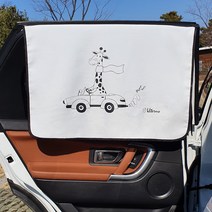 유트러스 차량용 햇빛가리개 50 x 70 cm, 05 기린, 1개